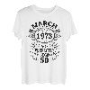 50. Geburtstag Geschenk Mann Mythos Legende März 1973 T-Shirt