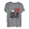 30 Years Ago I Was The Fastest Funny Age Geburtstagsgeschenk T-Shirt