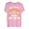 Herren LKW Fahrer T-Shirt lustig Spruch Beruf Als Gott mich schuf T-Shirt