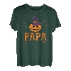 Kürbis Hexenhut Papa lustig passend Familie Halloween T-Shirt