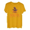 Kürbis Hexenhut Papa lustig passend Familie Halloween T-Shirt