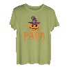 Kürbis Hexenhut Papa lustig passend Familie Halloween T-Shirt