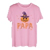 Kürbis Hexenhut Papa lustig passend Familie Halloween T-Shirt