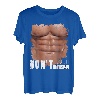 Don't Touch My Bauchmuskeln, lustig, gerissenes Six-Pack T-Shirt