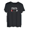 Papa leere Batterie zum Vatertag für Männer T-Shirt