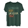 71 Geburtstag Geschenk 71 Jahre Legendär Seit Oktober 1952 T-Shirt