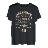 40. Geburtstag Geschenk Mann Legendär Seit Dezember 1981 T-Shirt