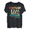 Vintage 1976 Musikkassette 47. Geburtstag Geschenke 47 Jahre alt T-Shirt
