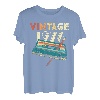 Vintage 1976 Musikkassette 47. Geburtstag Geschenke 47 Jahre alt T-Shirt