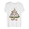 Windhund Weihnachten Hundebaum Lustiges Hundegeschenk T-Shirt