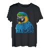 Gelbbrustara Ara Papagei Bild & Wort T-Shirt