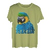 Gelbbrustara Ara Papagei Bild & Wort T-Shirt