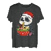 Panda Eating Ramen Weihnachten Pyjama Tier Japanfutter T-Shirt