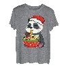 Panda Eating Ramen Weihnachten Pyjama Tier Japanfutter T-Shirt