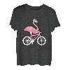 Flamingo Fahrrad Bike Shirt Lustiges Flamingo Geschenk T-Shirt