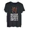 Herren Never stand between a girl and her burmese cat T-Shirt