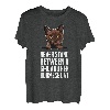 Herren Never stand between a girl and her burmese cat T-Shirt