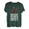 Herren Never stand between a girl and her burmese cat T-Shirt