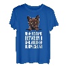 Herren Never stand between a girl and her burmese cat T-Shirt