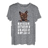 Herren Never stand between a girl and her burmese cat T-Shirt