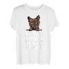 Herren Never stand between a girl and her burmese cat T-Shirt