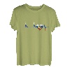 Russland Herz Russe Herzschlag EKG Puls CCCP Rusisa UdSSR T-Shirt