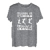 Schule ist wichtig Basketball ist wichtiger Basketball T-Shirt