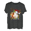 Lustiger Schlafanzug mit Weihnachtsbeleuchtung für Meerschweinchen, Rentier T-Shirt
