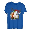 Lustiger Schlafanzug mit Weihnachtsbeleuchtung für Meerschweinchen, Rentier T-Shirt