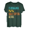 Herren Ehemann Papa Bauleiter Held Bauleitung Vater Vatertag T-Shirt