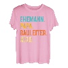 Herren Ehemann Papa Bauleiter Held Bauleitung Vater Vatertag T-Shirt