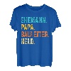 Herren Ehemann Papa Bauleiter Held Bauleitung Vater Vatertag T-Shirt
