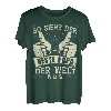 Herren Bester Papa der Welt Vater Vatertag Spruch Lustig Geschenk T-Shirt