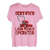Zertifizierter Rasenmäher-Fahrer Mowologist T-Shirt