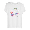 Damen Einhorn Babyfüße Schwanger Werdende Mutter Baby Geschenk T-Shirt