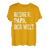 Herren Vintage Bester Papa Der Welt Retro Vatertag Vater Geschenk T-Shirt