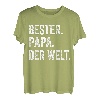 Herren Vintage Bester Papa Der Welt Retro Vatertag Vater Geschenk T-Shirt