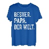 Herren Vintage Bester Papa Der Welt Retro Vatertag Vater Geschenk T-Shirt
