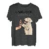 Herren Labrador Papa Hunde Herrchen Vatertag Männer T-Shirt