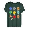 Planeten Kinder Weltraum Raketen Astronaut Sonnensystem T-Shirt