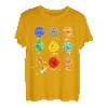 Planeten Kinder Weltraum Raketen Astronaut Sonnensystem T-Shirt