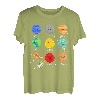 Planeten Kinder Weltraum Raketen Astronaut Sonnensystem T-Shirt