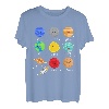 Planeten Kinder Weltraum Raketen Astronaut Sonnensystem T-Shirt