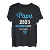 Herren Papa 2023 Loading Werdender Vater Ankündigung Vatertag T-Shirt
