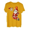 Santa Dunk Basketball Xmas Herren Jungen Funny Christmas Outfit T-Shirt