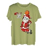 Santa Dunk Basketball Xmas Herren Jungen Funny Christmas Outfit T-Shirt