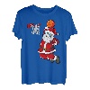 Santa Dunk Basketball Xmas Herren Jungen Funny Christmas Outfit T-Shirt