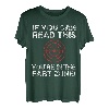 Lustiger Humor mit Zitat  If You Can Read This You're In Fart Zone  T-Shirt