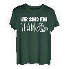 Hund und Herrchen Ein Team Hundebesitzer T-Shirt