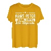 Hans Peter Name Lustiger Spruch Shirt Vorname Geschenk